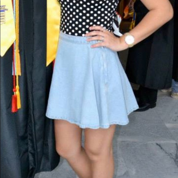 American Apparel Dresses & Skirts - American Apparel Blue Denim Circle Skirt
